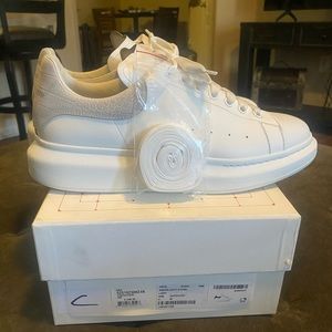 Authentic Alexander McQueen White/Ivory size 13(46) EXCELLENT CONDITION!